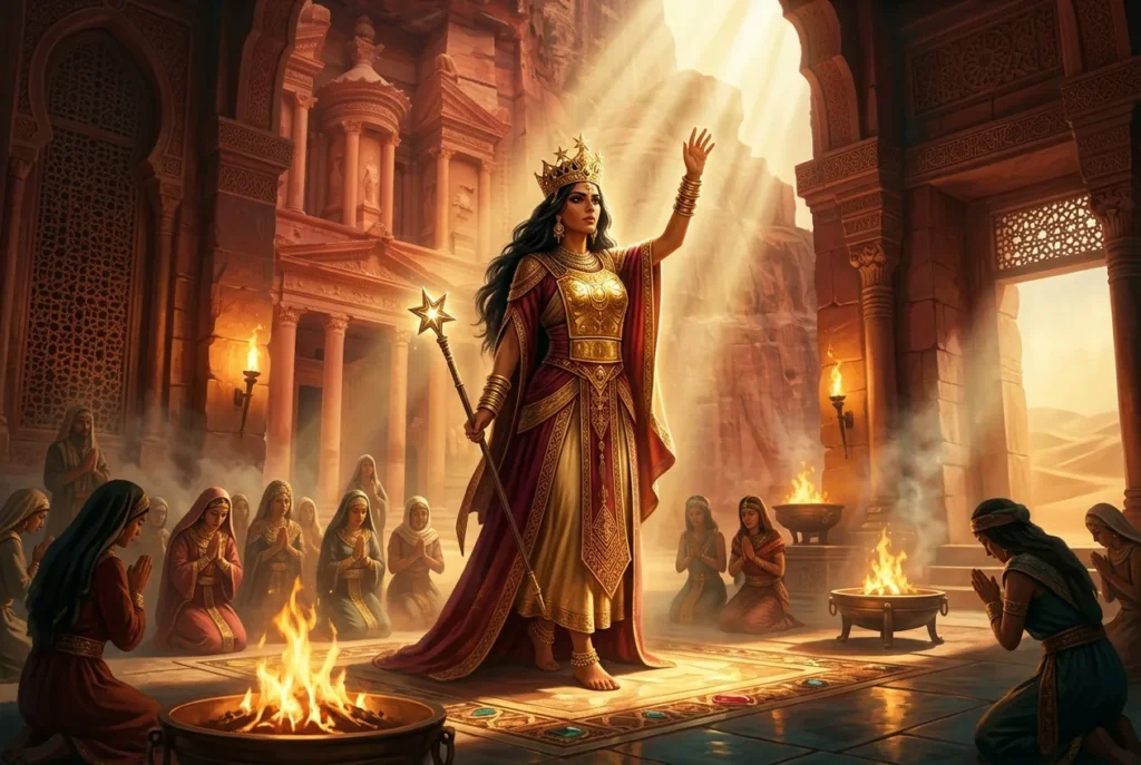 Al-Uzza diosa árabe preislámica mitología árabe antigua deidad femenina poderosa