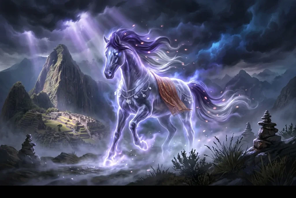 Caballo Mora criatura mitológica amazónica legendaria