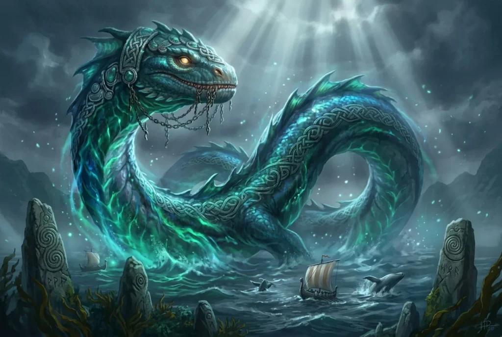Cirein Croin, monstruo marino legendario de la mitología escocesa con tamaño colosal