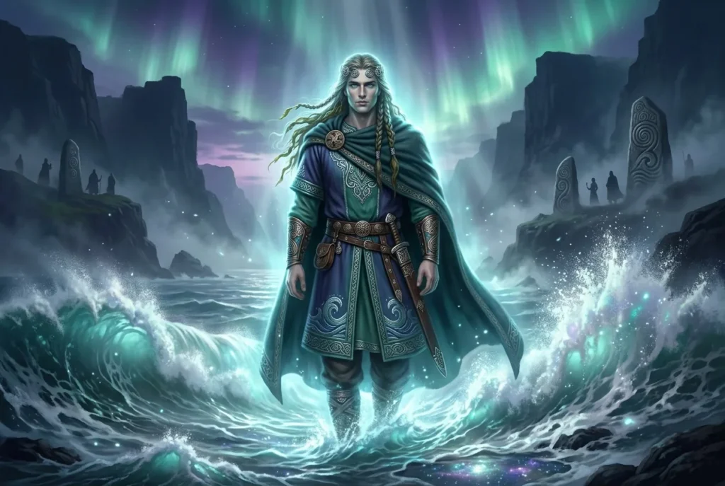 Dylan deidad marina galesa celta hijo de Arianrhod mitología galesa Mabinogion