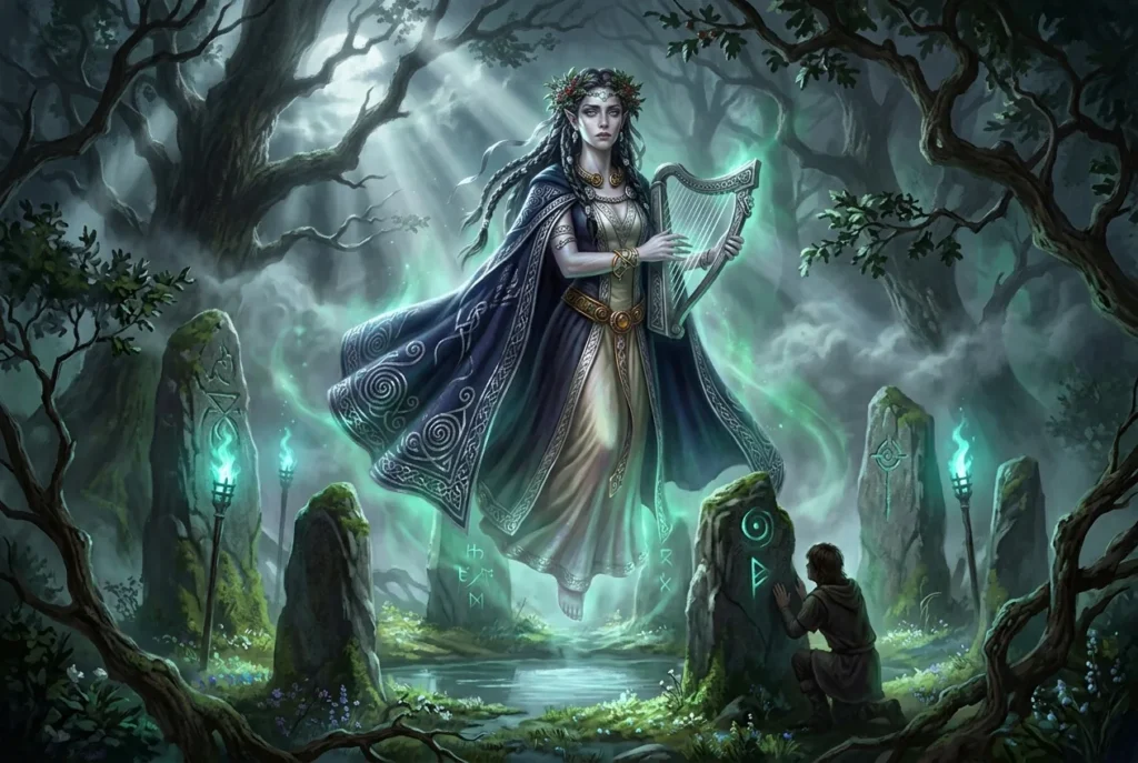 Leanan Sídhe musa oscura mitología celta criatura irlandesa sobrenatural