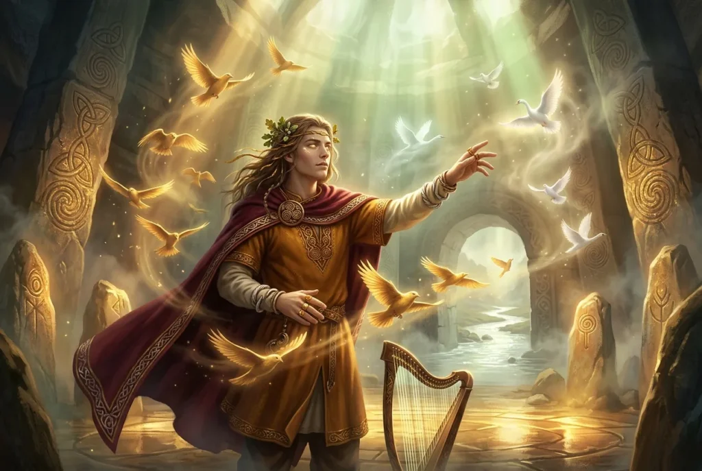 Oengus dios celta del amor y la juventud en la mitología irlandesa antigua