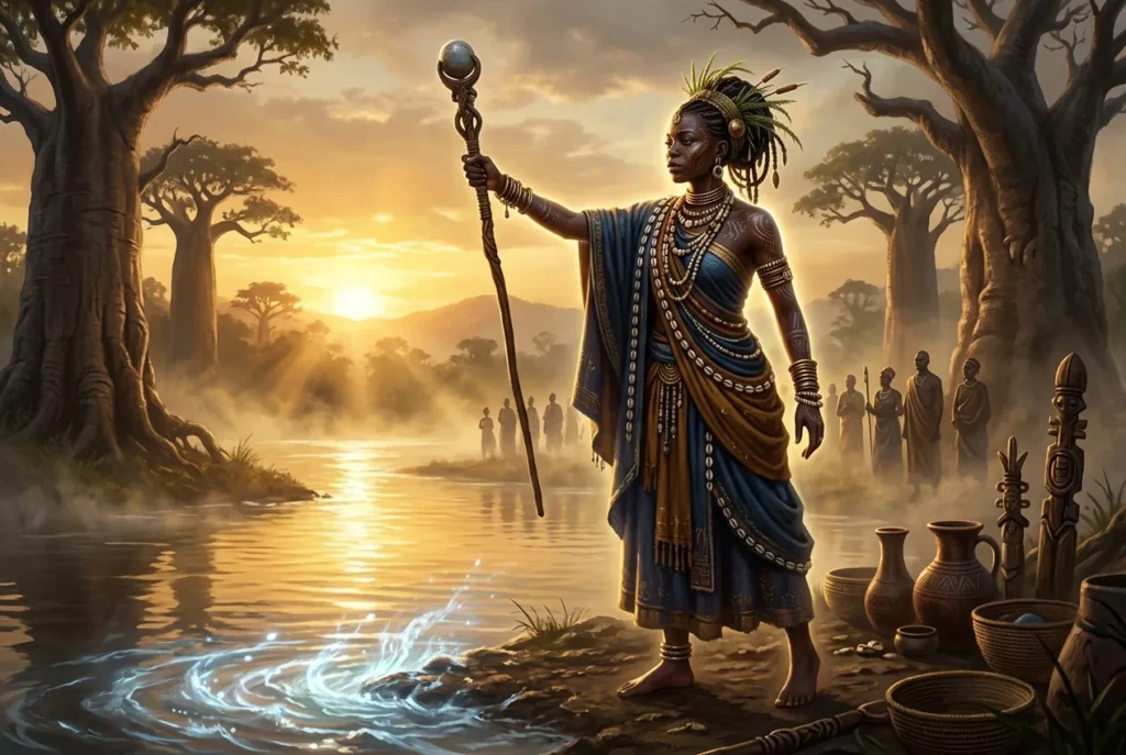 Oka criatura mitología africana ser místico legendario
