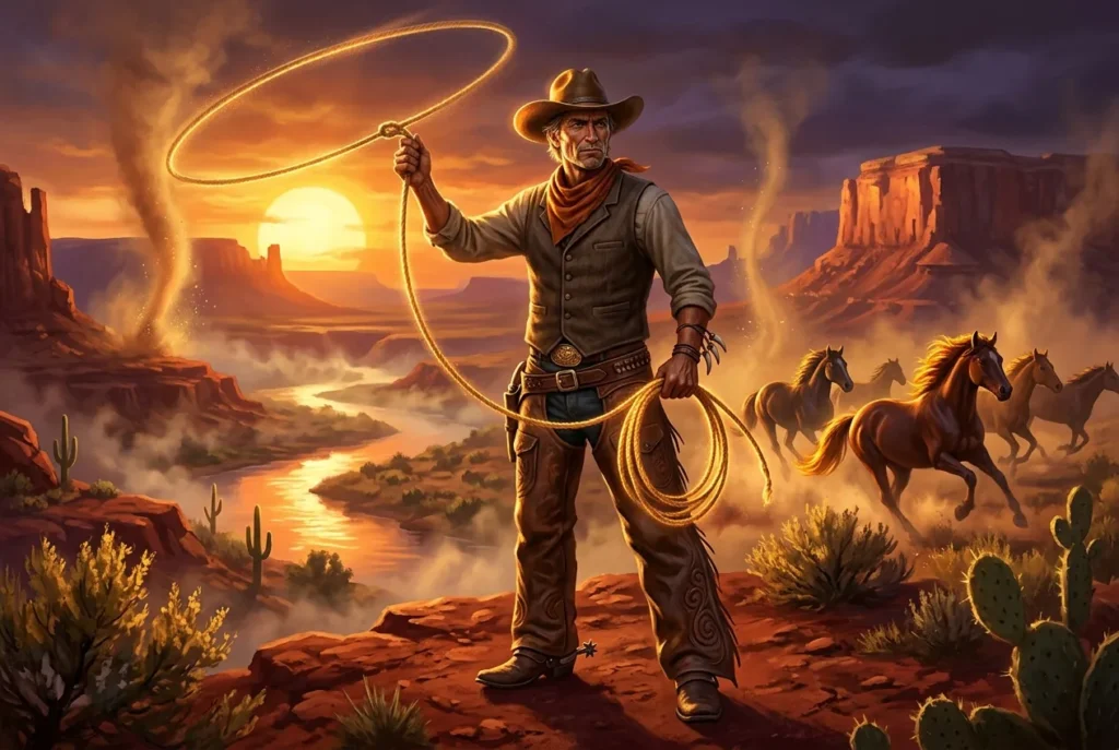 Pecos Bill legendario vaquero del Viejo Oeste mitología americana folclore