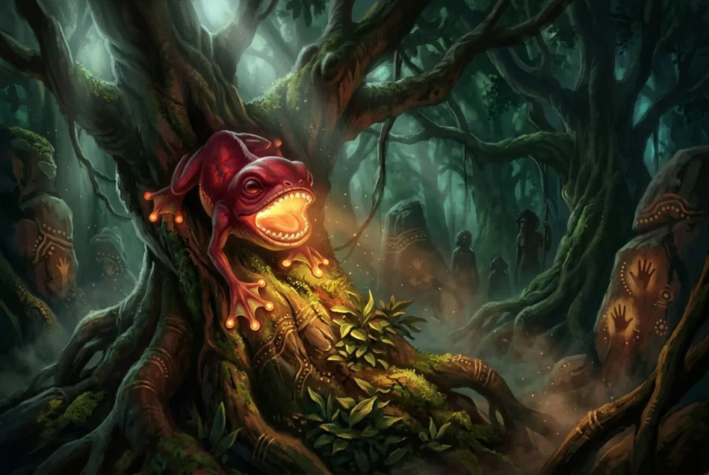Yara-Ma-Yha-Who criatura mitología aborigen australiana ser rojo pequeño ventosas