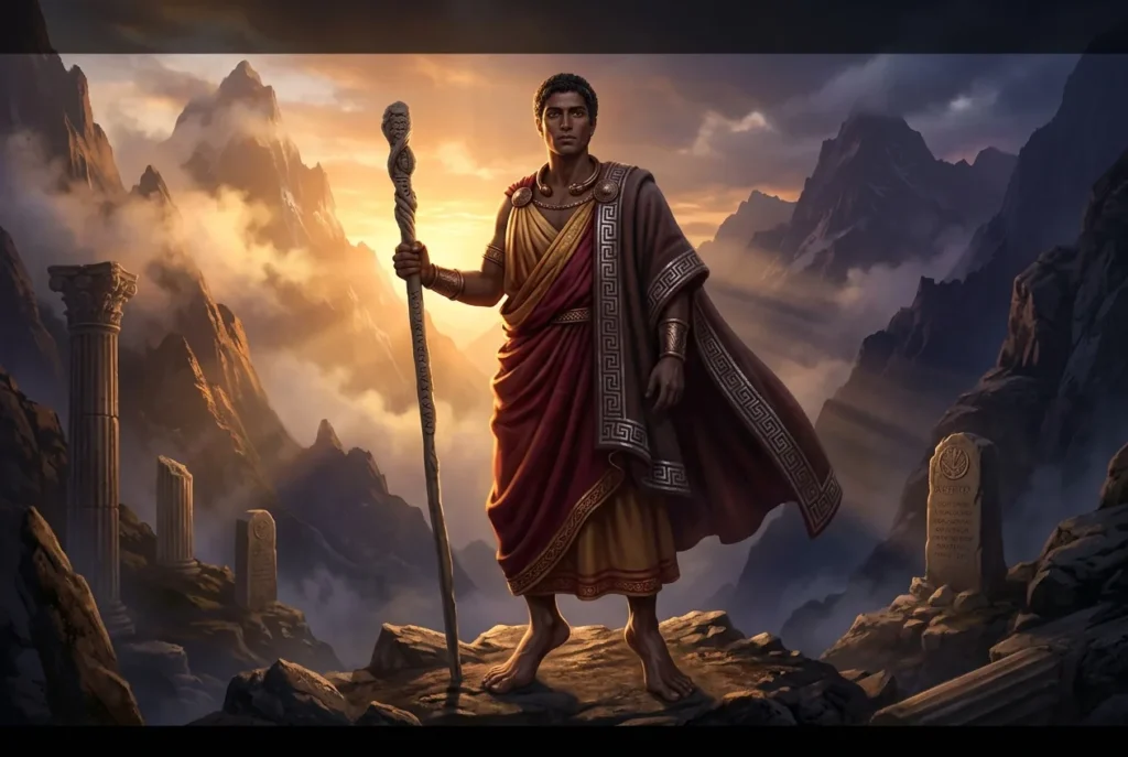 Abarimon criatura mitología griega con pies invertidos valle Himalaya