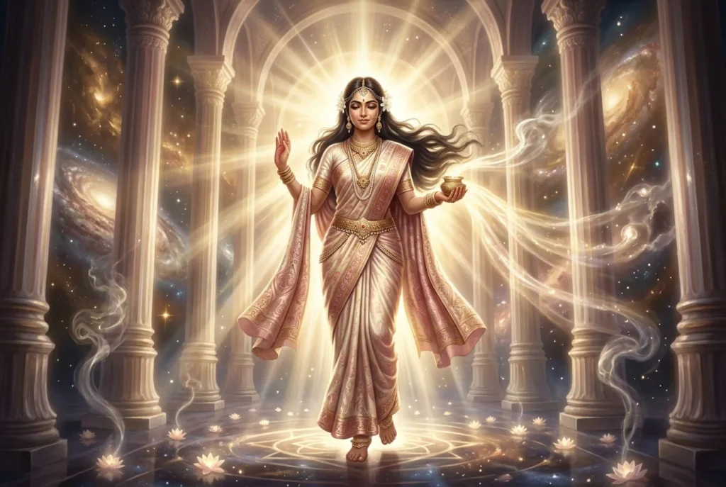 Aditi diosa hindú madre de los dioses símbolo de infinitud mitología vedica
