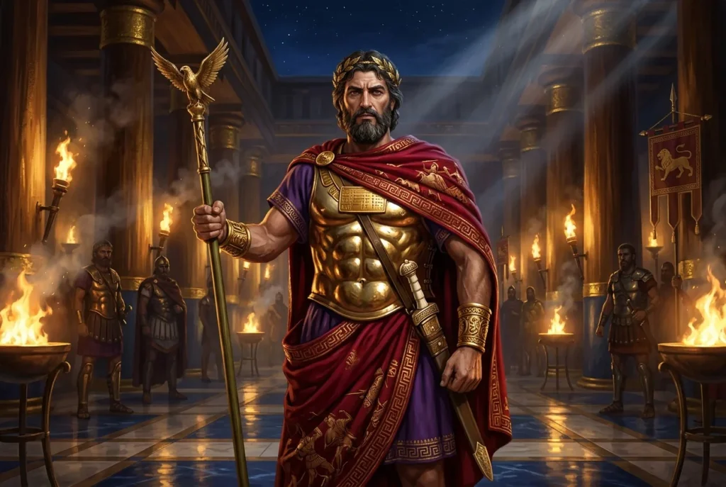 Agamenón, Rey de Micenas en la mitología griega, comandante supremo de la Guerra de Troya