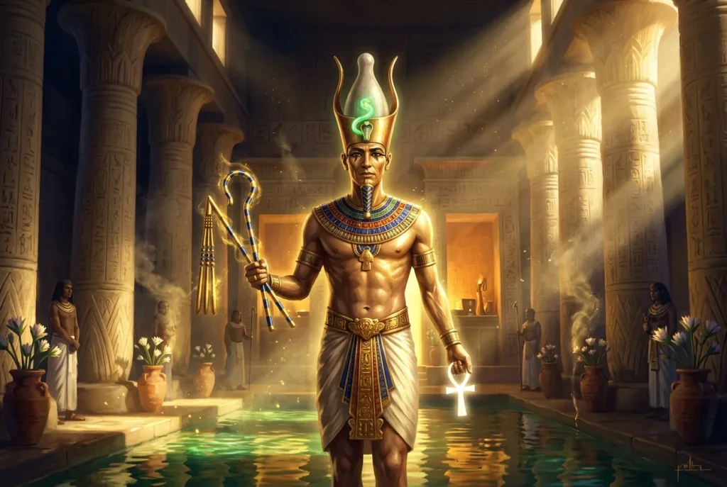 Andjety, dios egipcio antiguo señor de Busiris, representación mitológica de la deidad predecesor de Osiris