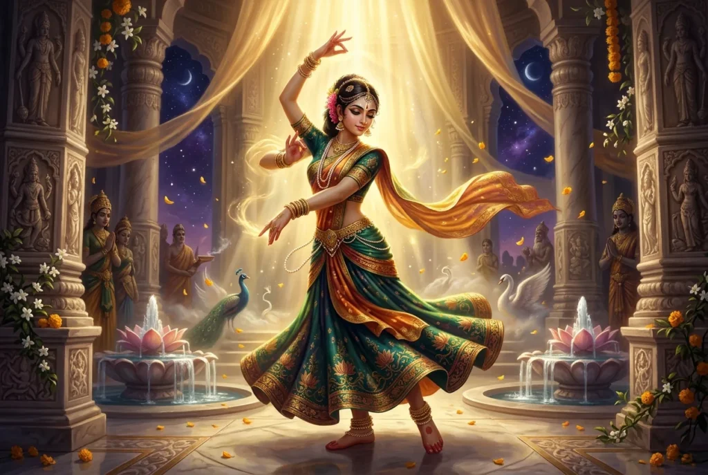 Apsaras ninfas celestiales hinduismo mitología hindú danzarinas divinas
