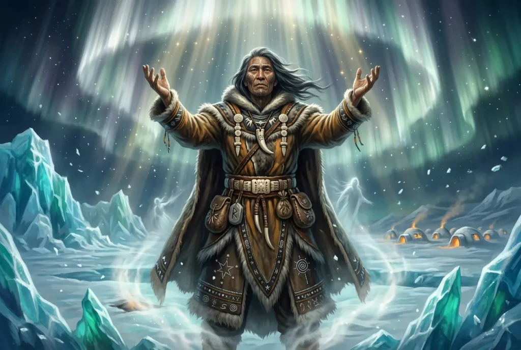 Atnatu criatura mitología inuit legendaria ser místico cultura esquimal