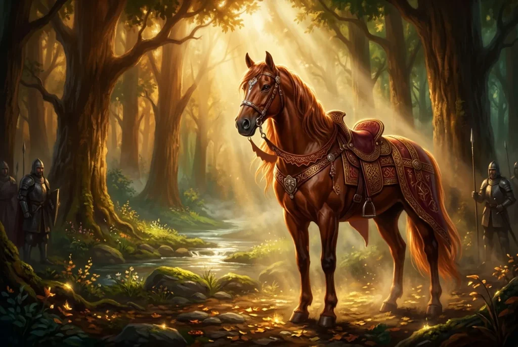 Bayard, el místico corcel de la mitología europea medieval, símbolo de lealtad y magia