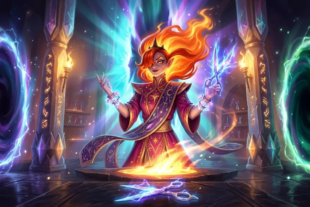 Hekapoo la Forjadora de Tijeras Dimensionales, criatura mitológica de fantasía de Star vs las Fuerzas del Mal