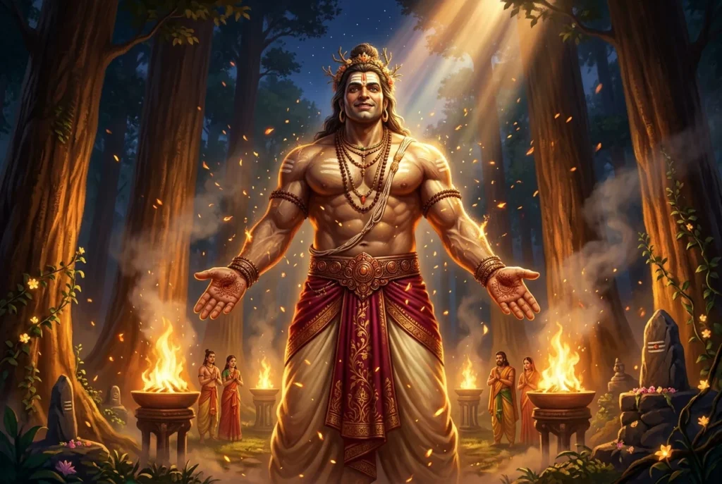 Hidimba gigante mitología hindú Mahabharata criatura legendaria