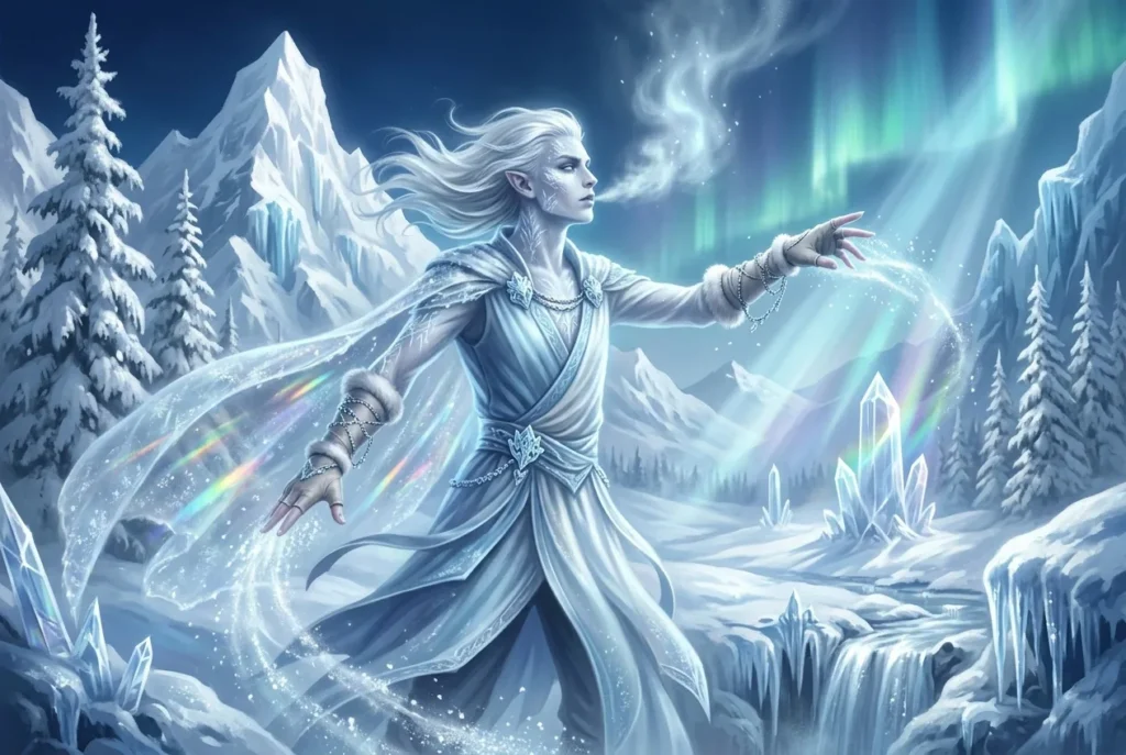 Jack Frost el espíritu del invierno europeo con poderes sobre el frío y la escarcha