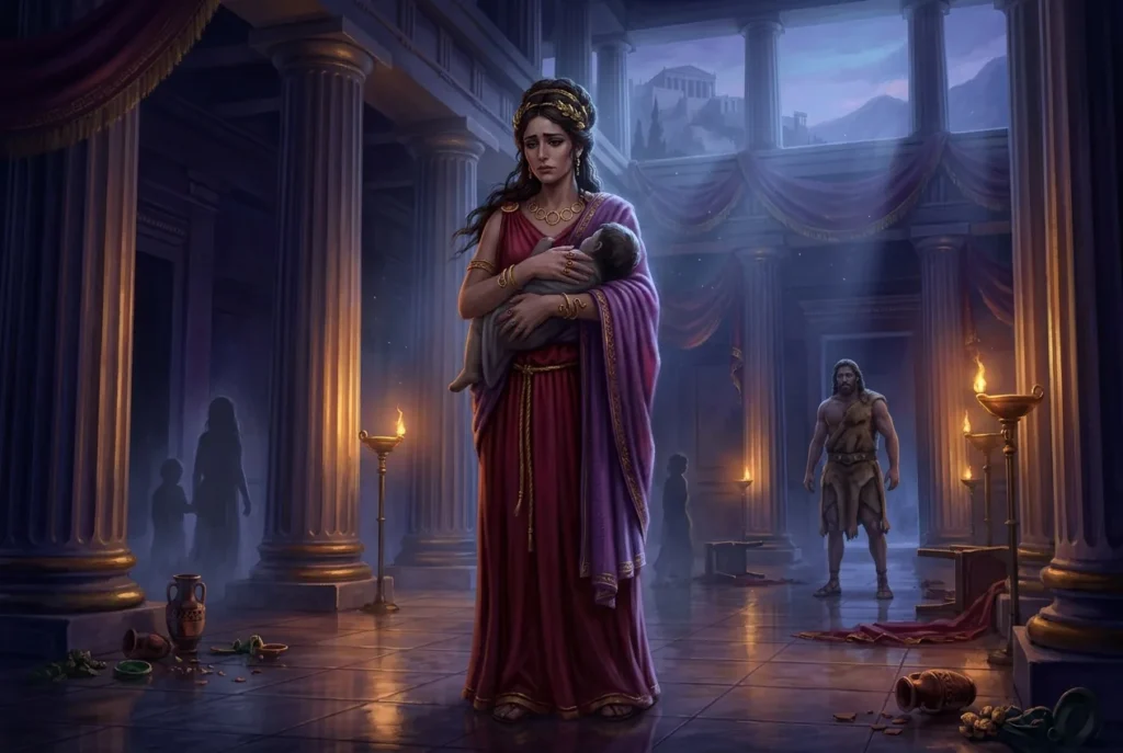 Megara mitología griega, primera esposa de Heracles en la mitología griega antigua