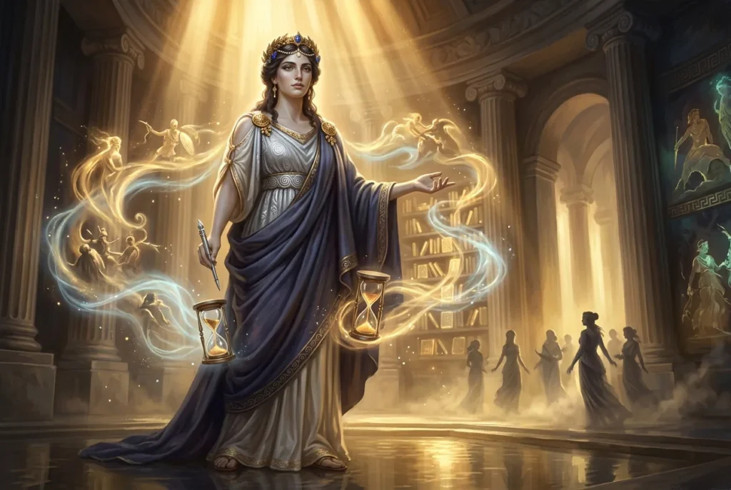 Mnemosyne titanide griega diosa memoria madre musas mitología clásica