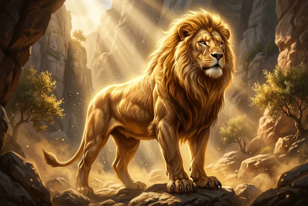 Nemean Lion mitología griega - León de Nemea con piel impenetrable, primera prueba de Hércules