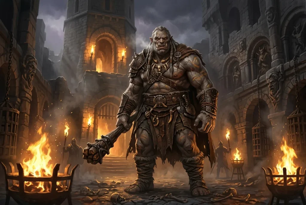 Ogre mitología europea criatura gigante legendaria de la cultura popular
