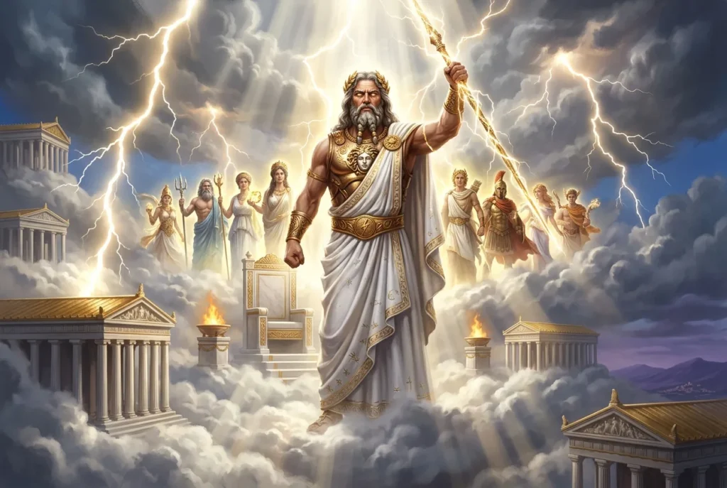 Dioses Olímpicos de la mitología griega: Zeus, Poseidón, Afrodita y otras deidades del Monte Olimpo