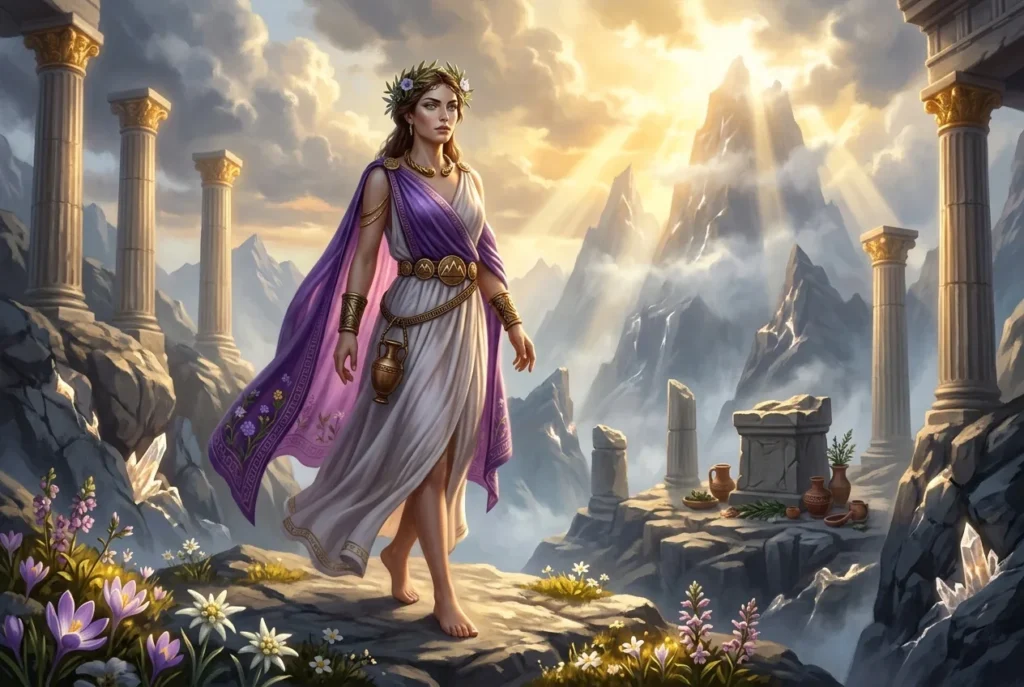 Oreadas ninfas de la mitología griega protectoras de montañas y alturas rocosas