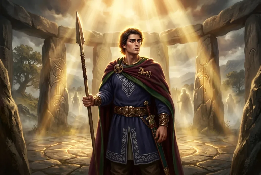 Pryderi héroe mitología galesa, hijo de Pwyll y Rhiannon del ciclo Mabinogi
