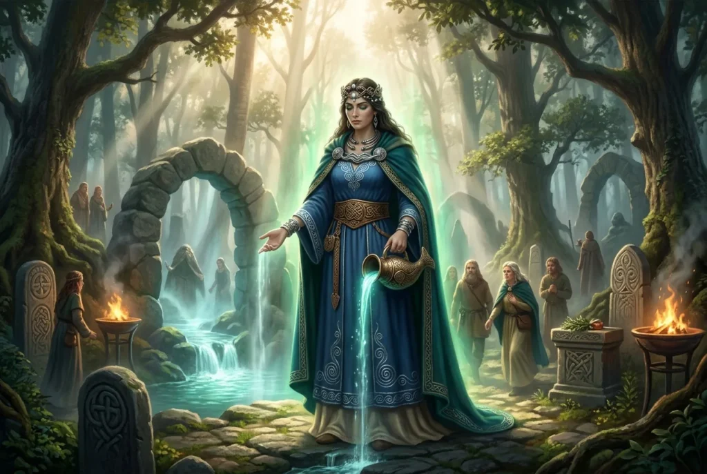 Sequana diosa galo-romana del río Sena en mitología celta antigua