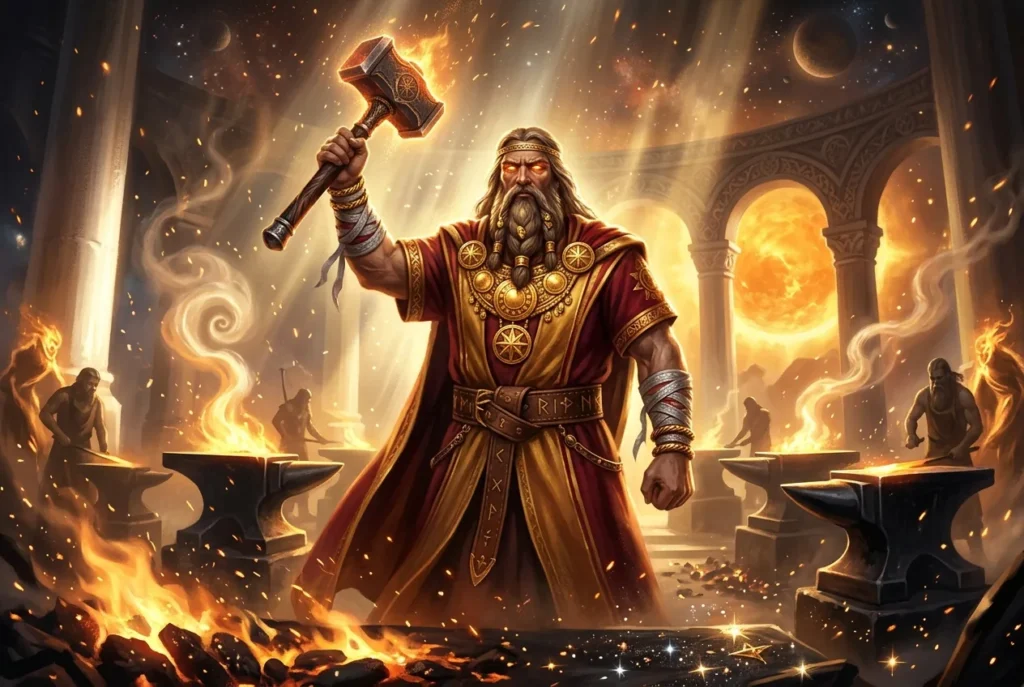 Svarog dios eslavo del fuego y la forja - mitología eslava antigua