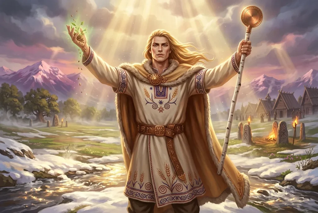 Yarilo dios eslavo de la fertilidad y primavera, deidad mitología eslava antigua