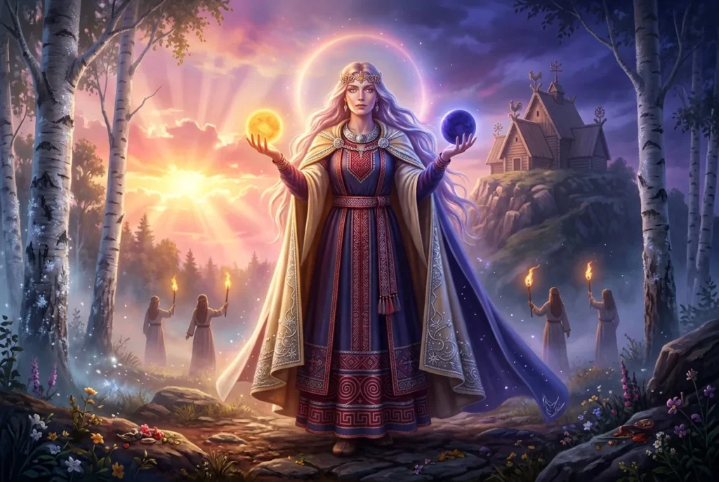 Zorja deidad eslava del amanecer y anochecer mitología eslava criatura mitológica