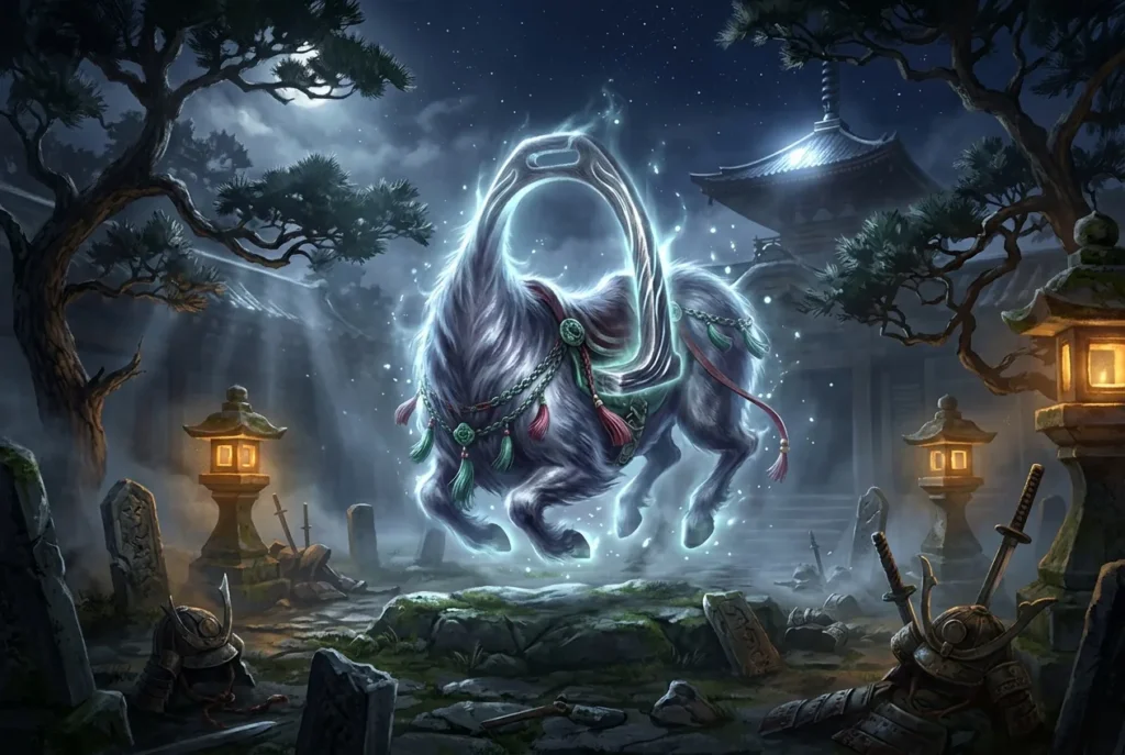 Abumi-guchi criatura mitología japonesa yokai legendario espíritu folclore