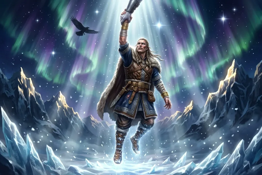 Aurvandil héroe de la mitología nórdica transformado en estrella por Thor, personaje legendario nórdico