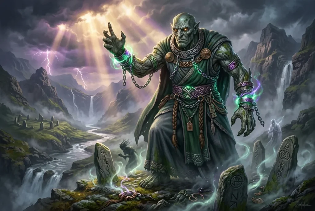 Buggane criatura mitología Manx gigante troll cambiaformas Isla de Man folklore celta