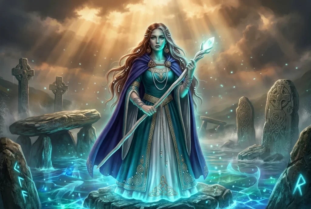 Clíona diosa celta irlandesa del agua y la belleza mitología antigua