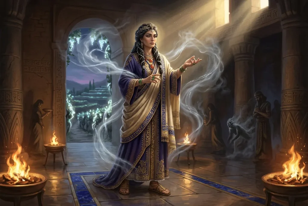 Gestinanna diosa sumeria de los sueños y la adivinación, deidad mesopotámica antigua