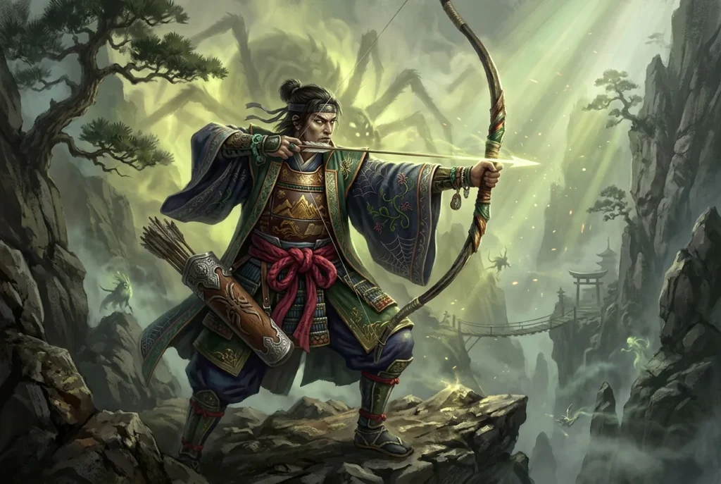 Kidōmaru criatura mitología japonesa yokai bandido legendario folclore