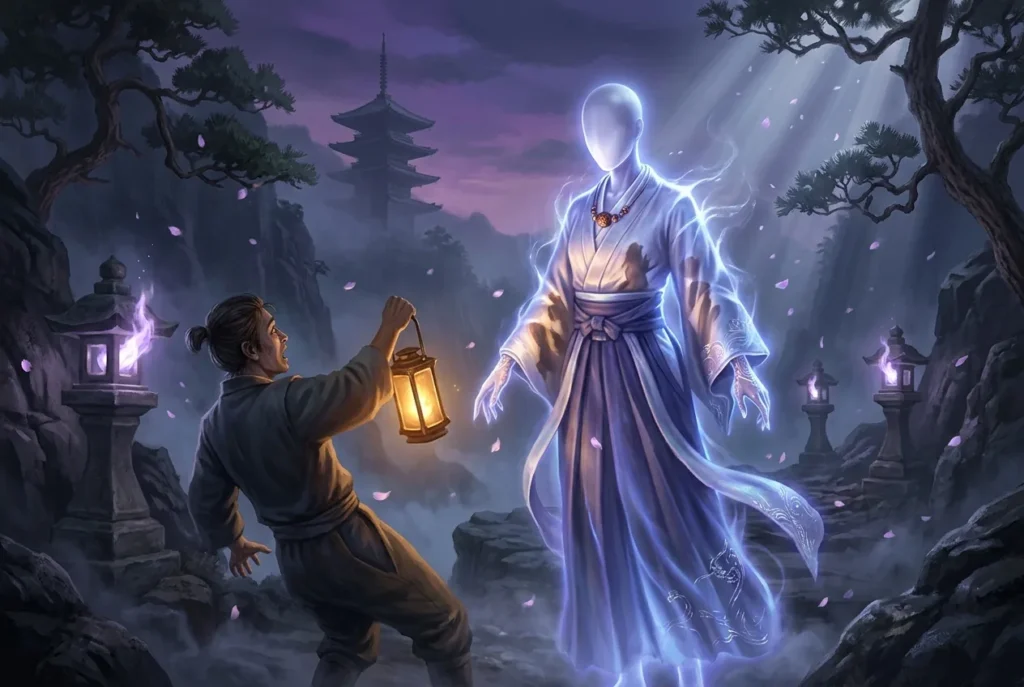 Mujina yokai mitología japonesa criatura sobrenatural cambiaformas rostro misterioso