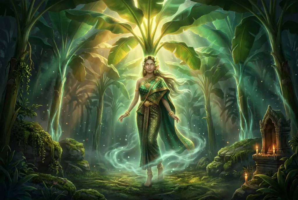 Nang Tani la dama de los plátanos criatura mitología tailandesa espíritu folclore tailandés