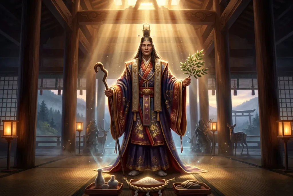 Okuninushi, el Gran Señor de la Tierra de la mitología japonesa, divinidad del sintoísmo