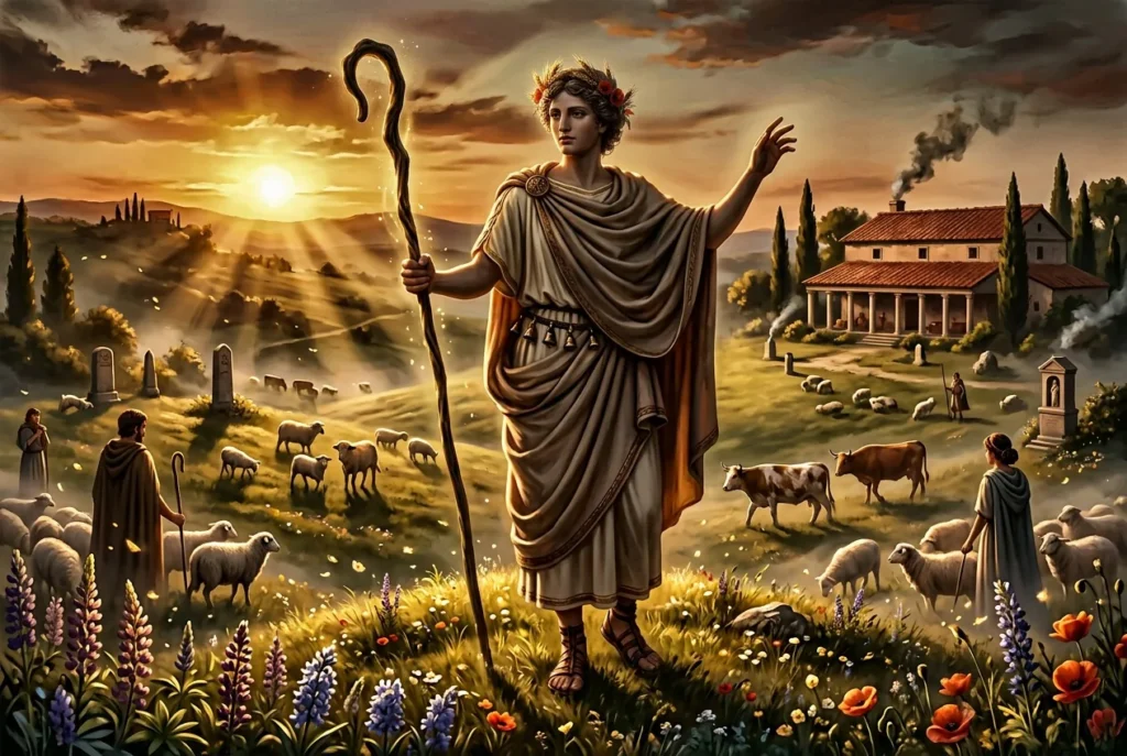 Pales deidad romana protectora de pastores y ganado en la mitología antigua