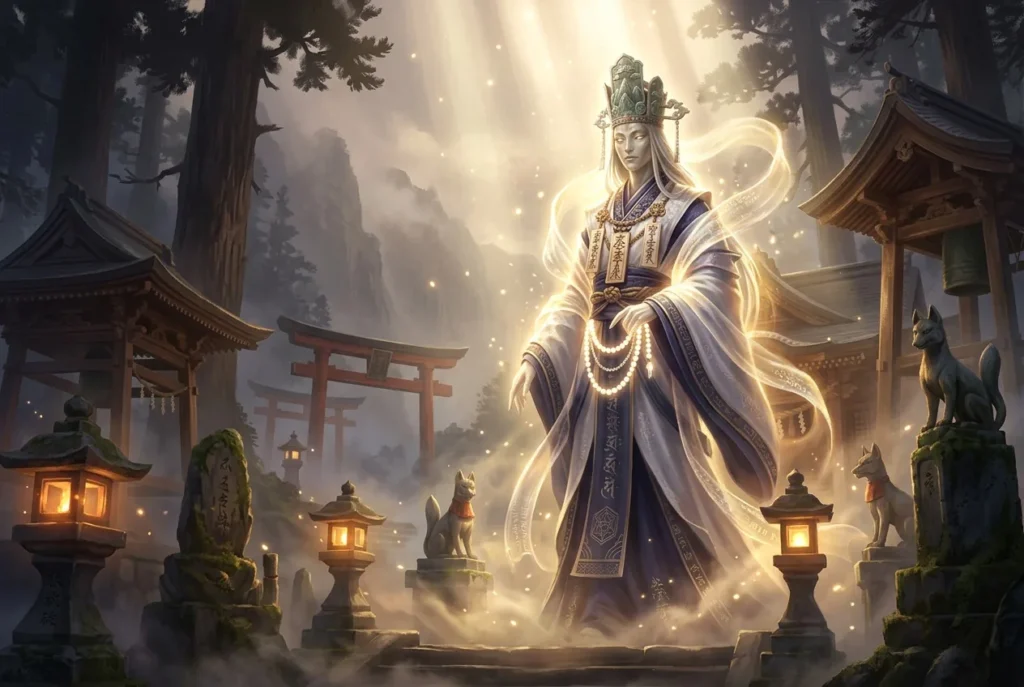 Tama-no-Koshi criatura mitología japonesa ser espíritu ancestral