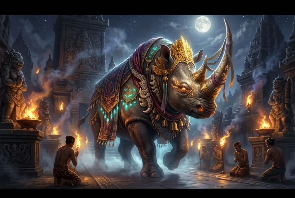 Warak ngendog criatura mitología javanesa bestia legendaria Java Indonesia