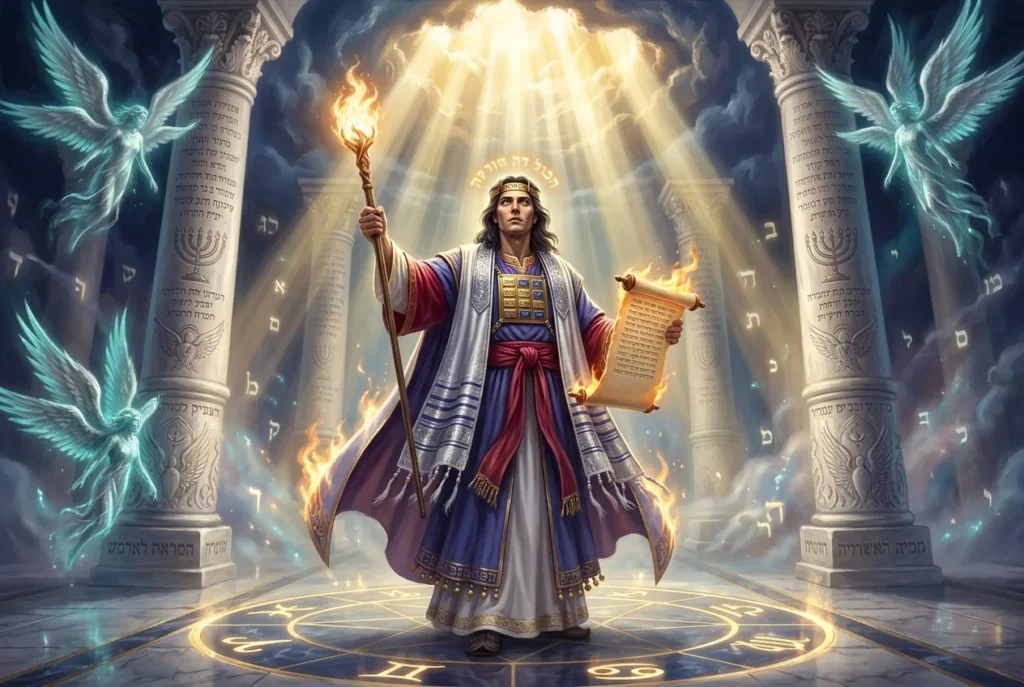 Zophiel ángel judío mitología espía de Dios representación celestial